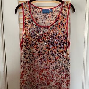 Simply Vera Wang Sleeveless Sequined Top/Tunic